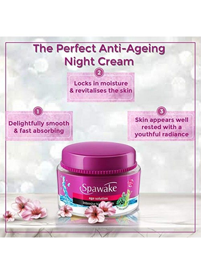 Anti Aging Face Cream Age Solution Intensive Night Cream 50G