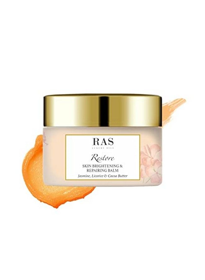 Restore Repairing & Brightening Skin Moisturizer Balm For Dry Dull Skin With Jasmine Licorice & Cocoa Butter 40G