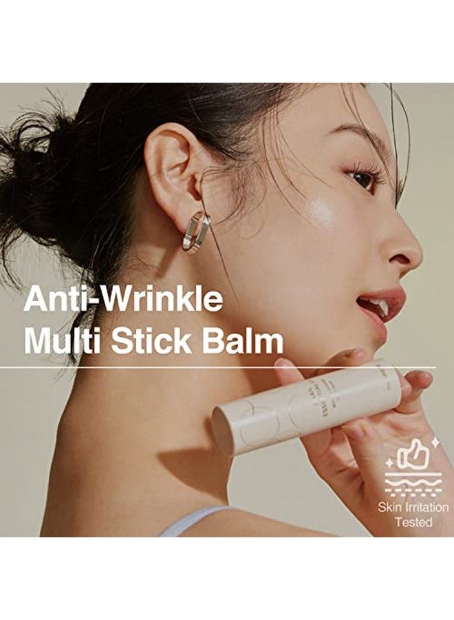 Snail Essential Ex Wrinkle Solution Multipurpose Balm Stick Anti Aging & Moisturizing Face & Eye Treatment With Snail Collagen & Honey For Moist Glow 0.4Oz.