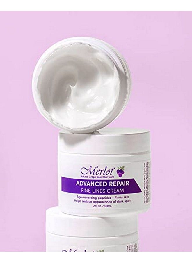 Fine Lines Cream Advanced Repair By With Shea Butter Anti Wrinkle Peptides Dark Spot Reducing Moisture Recovery For All Skin Types