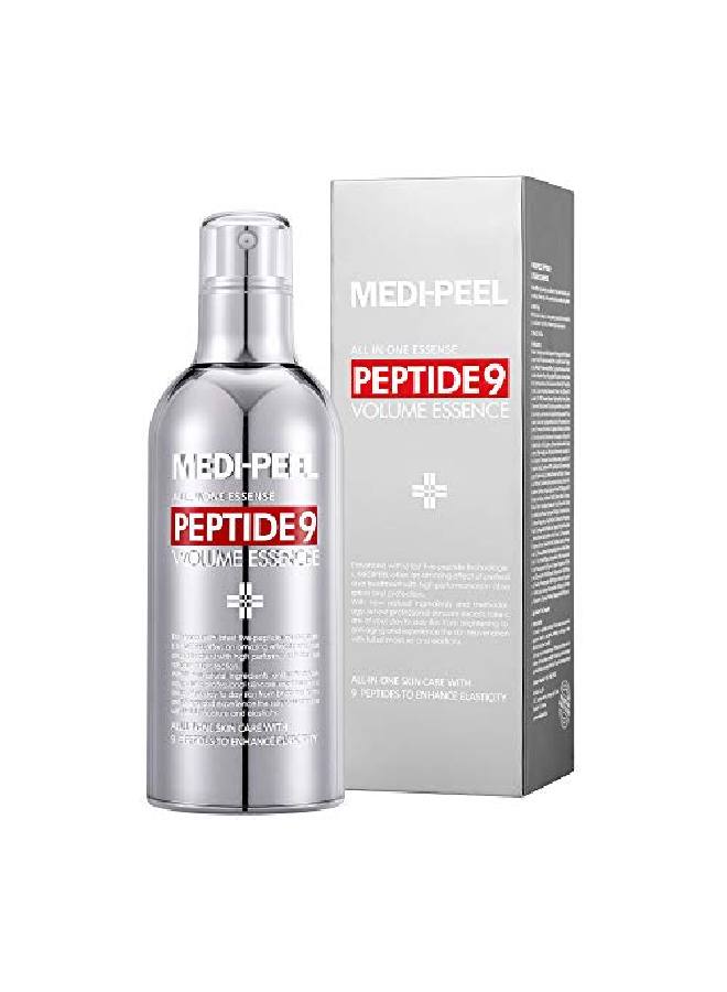 L] Peptide 9 Volume Essence 338 Floz / 100Ml ; Anti Wrinkles Collagen Formula Bubble Essence Instant Hydration ; Korean Skincare