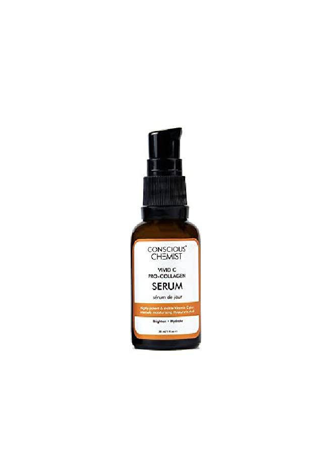 ™ 10% Advanced Vitamin C Face Serum | Improves Dark Spots & Hyperpigmentation | Hyaluronic Acid Peptides & Glutathione | For Glowing & Radiant Skin | Clean Beauty | 30 ml