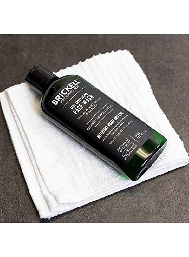 Brickell Men'S Acne Face Wash For Men Natural And Organic Men'S Acne Face Wash To Cleanse Skin And Eliminate Acne Clears Breakouts 2% Salicylic Acid 6 Ounces