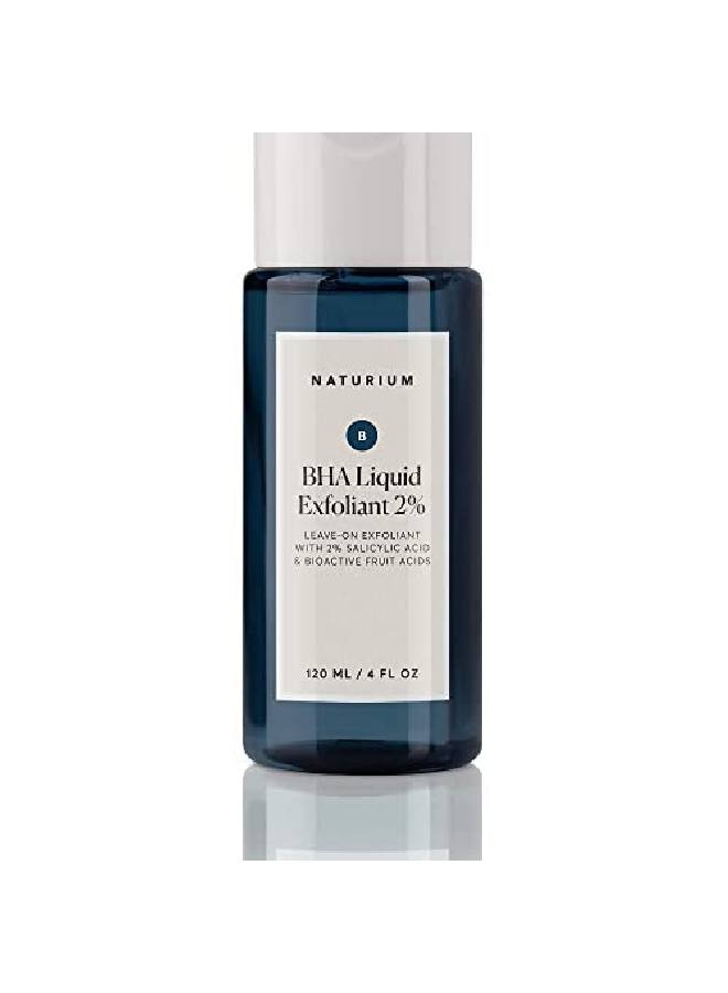 Bha Liquid Exfoliant 2% With Salicylic Acid & Bioactive Fruit Acids Dark Spot Corrector Face & Skin Care Treatment 4 Oz