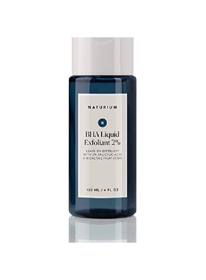 Bha Liquid Exfoliant 2% With Salicylic Acid & Bioactive Fruit Acids Dark Spot Corrector Face & Skin Care Treatment 4 Oz