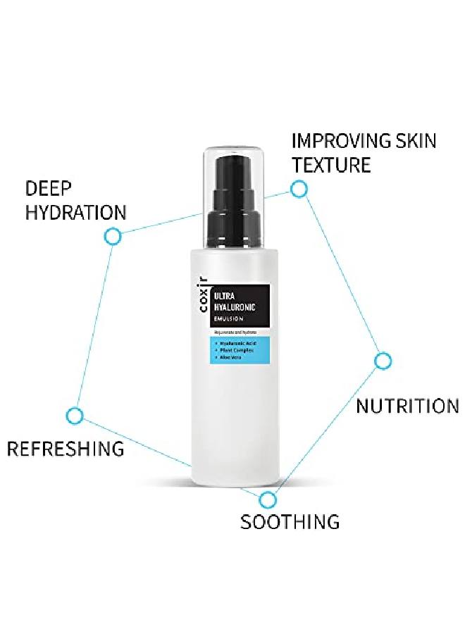 r] Ultra Hyaluronic Emulsion (100ml ;3.38 fl.oz.) |Hyaluronic acid| Intense light weight moisturizer for dry and dehydrated skin