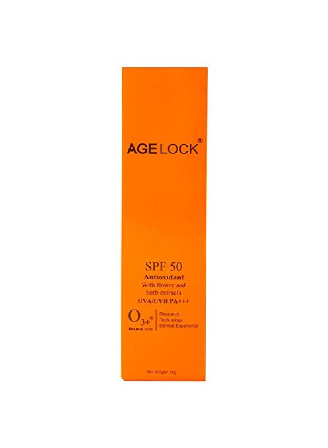 Agelock Multi Vitamin SPF 50 Sunscreen UVA;UVB PA+++ Sun Damage Protection Skin Cream Ideal for Normal to Oily Skin 75g