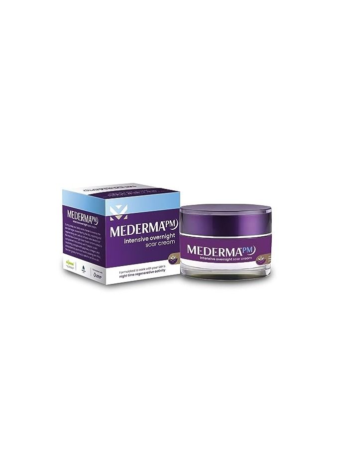 Mederma Intensive Overnight Cream 30g Works with Skin's Nighttime Regenerative Activity Once Nightly Application Is Clinically Shown to Make Scars Smaller and  Less Visible