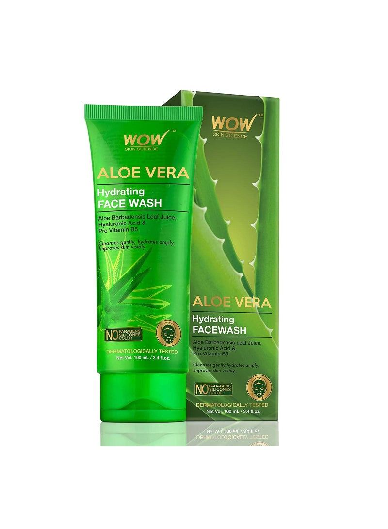 WOW Skin Science Aloe Vera Face Wash 100 Ml