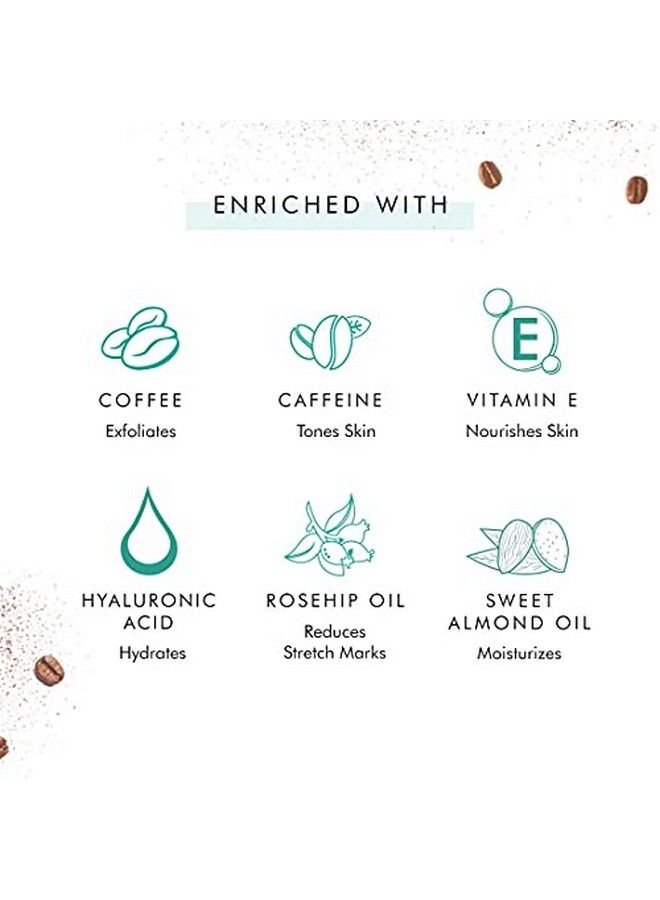 Musthave Coffee Skincare Set For Face And Body ; Exfoliates Moisturizes Hydrates ; Face Mask Body Scrub Body Oil Face Serum ; Pack Of 4