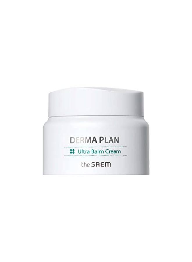 The Saem Derma Plan Ultra Balm Cream 60Ml / 202Oz Ceramide And Shea Butter Intensive Hydrating And Soothing Facial Cream Vegan And Hypoallergenic Skin Care