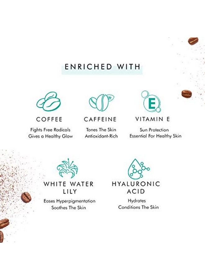 Coffee Hydrating Face Serum For Glowing Skin ; Reduces Dark Spots Pigmentation & Protects From Sun Damage ; For Men & Women ; Sls & Paraben Free ; 40 Ml