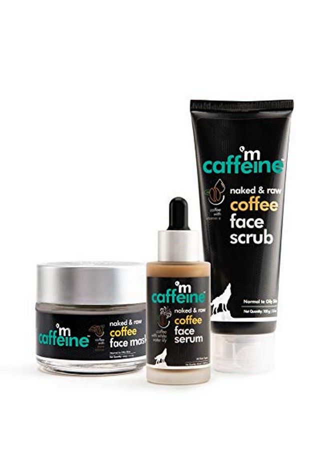 Coffee Detan Face Polishing Kit ( Tan Removal Sun Protection ; Face Scrub Face Mask Face Serum ; All Skin ; Paraben And Mineral Oilfree )