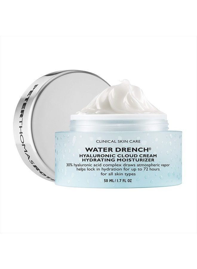 Water Drench Hyaluronic Cloud Cream | Hydrating Moisturizer for Face, Up to 72 Hours of Hydration for More Youthful-Looking Skin, Fragnance Free, 1.69 Fl Oz