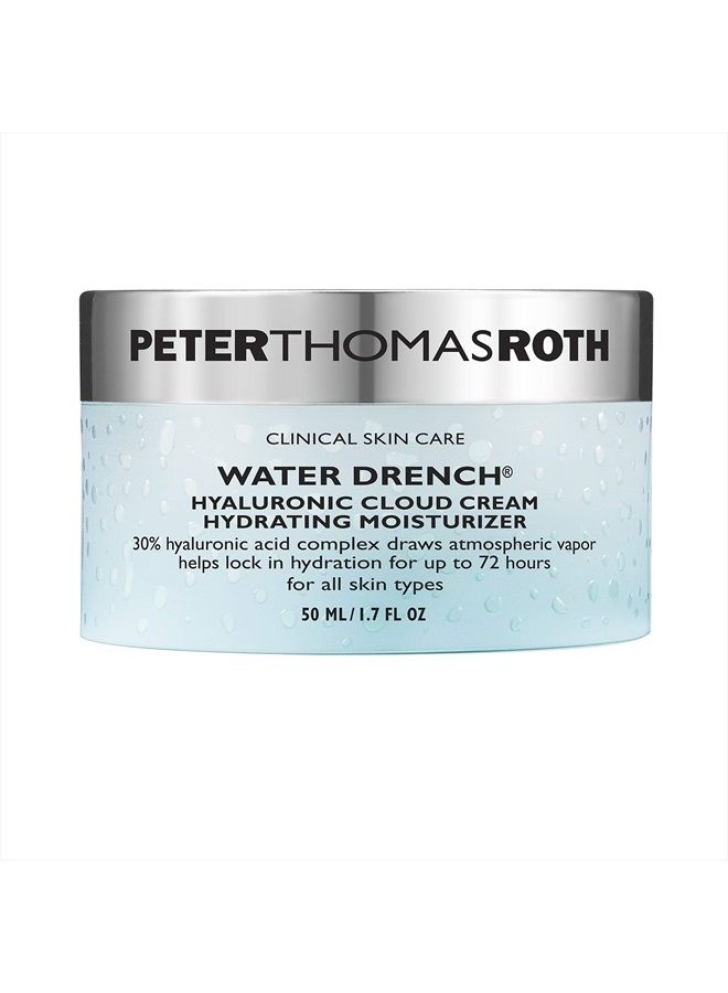 Water Drench Hyaluronic Cloud Cream | Hydrating Moisturizer for Face, Up to 72 Hours of Hydration for More Youthful-Looking Skin, Fragnance Free, 1.69 Fl Oz
