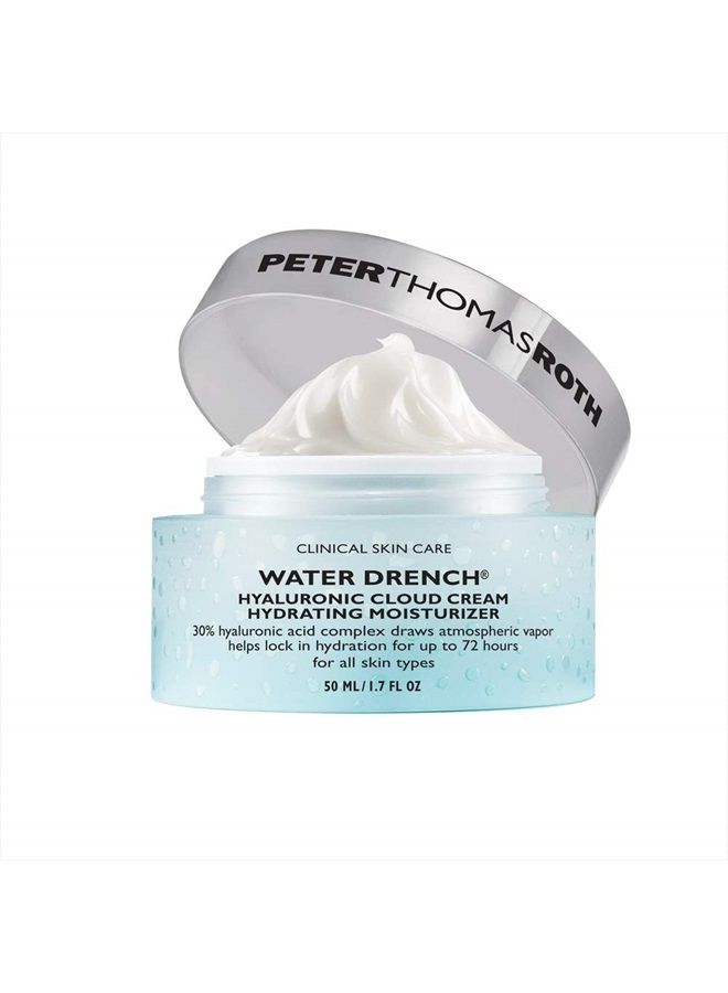 Water Drench Hyaluronic Cloud Cream | Hydrating Moisturizer for Face, Up to 72 Hours of Hydration for More Youthful-Looking Skin, Fragnance Free, 1.69 Fl Oz