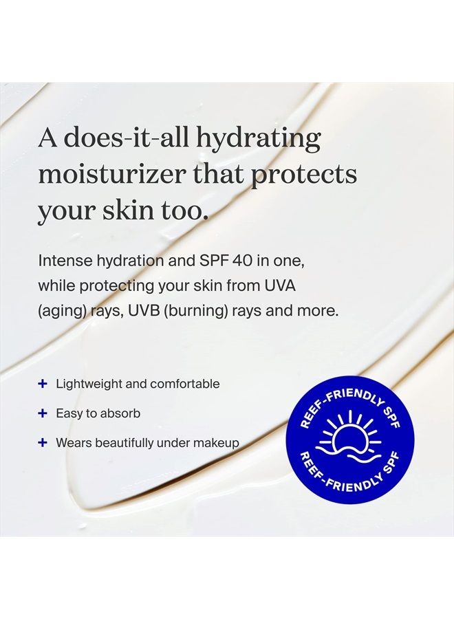 Superscreen - 1.7 fl oz - SPF 40 PA+++ Hydrating Daily Moisturizer - Reef-Friendly Sunscreen - Protection from UV Rays + Helps Filter Pollution & Blue Light