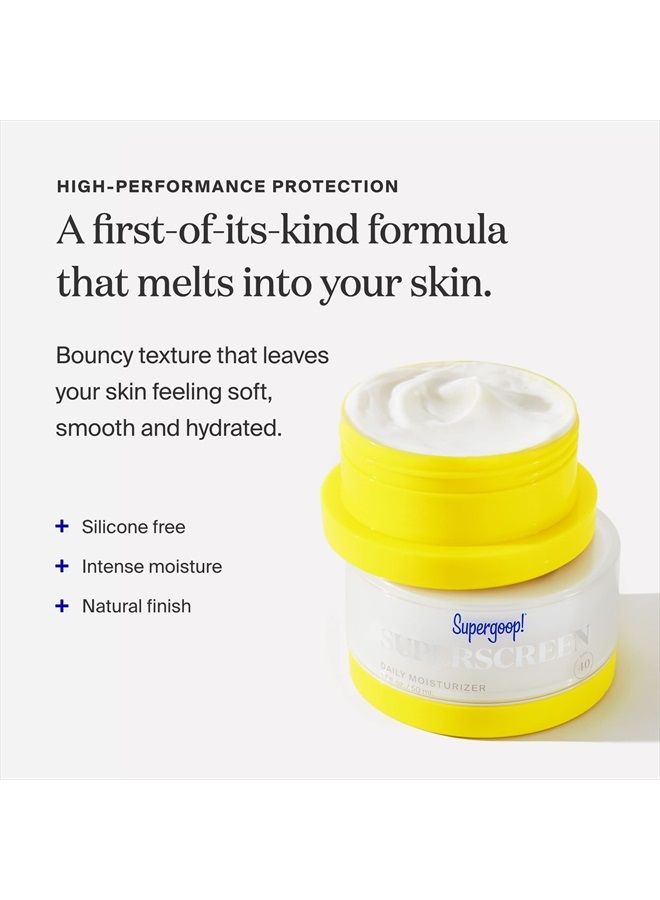 Superscreen - 1.7 fl oz - SPF 40 PA+++ Hydrating Daily Moisturizer - Reef-Friendly Sunscreen - Protection from UV Rays + Helps Filter Pollution & Blue Light