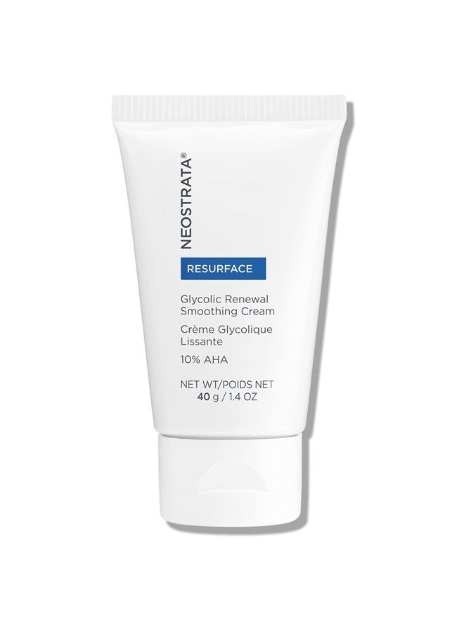 GLYCOLIC RENEWAL Smoothing Cream Texture-Refining Moisturizer with Glycolic & Citric Acid, Shea Butter Non-Comedogenic, 1.4 Ounce (Pack of 1)