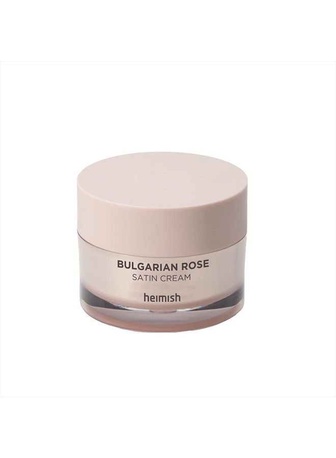 [heimish] Bulgarian Rose Satin Cream 1.9fl.oz/55ml | Anti-Aging Day and Night Face Cream | Wrinkle care, all-in-one cream, Anti-Againg Cream, Korean Skincare, Tone up, Rose Satin, Skily Skin