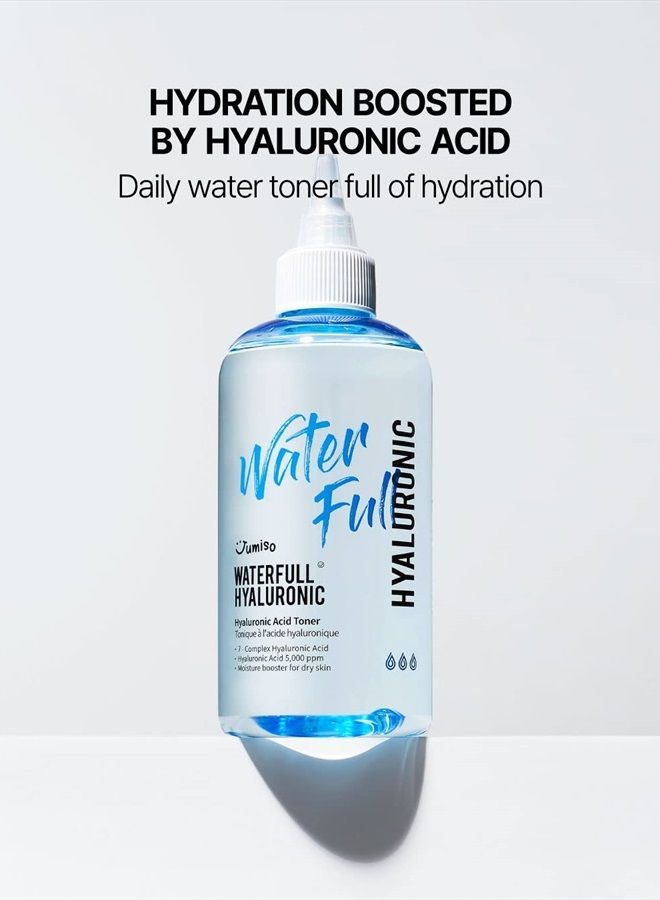 Waterfull Hyaluronic Toner 250ml | Face Moisturizer, Facial Toner for All Skin Types, Daily Deep Hydration | Vegan, Fragrance-Free