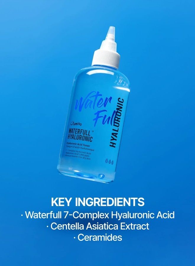 Waterfull Hyaluronic Toner 250ml | Face Moisturizer, Facial Toner for All Skin Types, Daily Deep Hydration | Vegan, Fragrance-Free