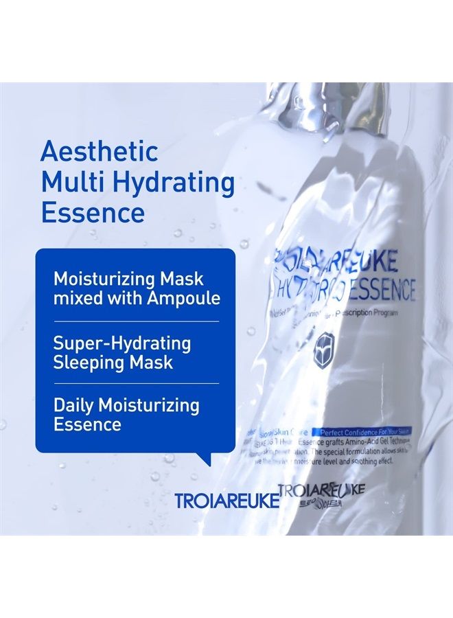 AGT Hydro Essence, Hydrating Gel For Face, Anti-Aging Treatment Serum Packed With Antioxidants and Vitamins From Fermented Aloe, Mushroom Extract, Pine Tree Leaf Extract, Korean Skin Care