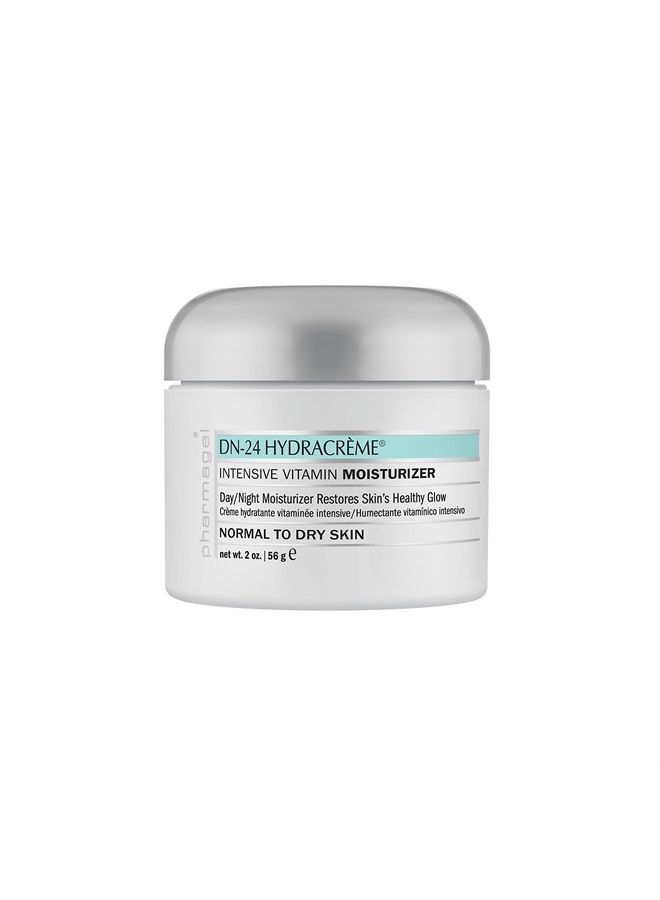 DN-24 Hydracrème - Intensive Vitamin Moisturizer - Day and Night Face and Neck Cream For Normal, Dry, and Aging Skin - 2 oz