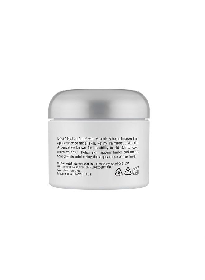 DN-24 Hydracrème - Intensive Vitamin Moisturizer - Day and Night Face and Neck Cream For Normal, Dry, and Aging Skin - 2 oz