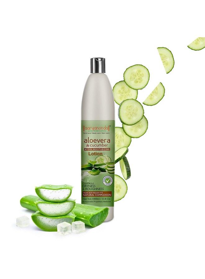 Hydra Moisturizing Body Lotion For Dry Skin With Aloe Vera & Cucumber For Men & Women 1000 Ml