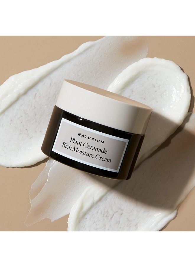 Plant Ceramide Rich Moisture Cream Hydrating & Antiaging Skincare 1.7 Oz