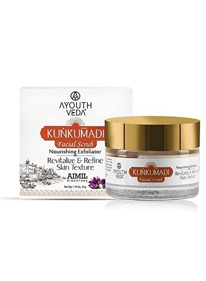 Kunkumadi Face Scrub Nourishing Exfoliator ; Revitalize & Refine Skin Texture (Pack Of 1 50Gm)