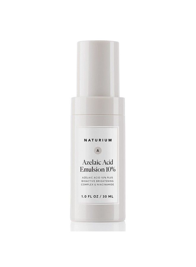 Azelaic Acid Emulsion 10% Plus Bioactive Brightening Complex & Niacinamide Aging Skin Treatment 1 Oz