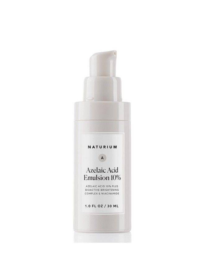 Azelaic Acid Emulsion 10% Plus Bioactive Brightening Complex & Niacinamide Aging Skin Treatment 1 Oz