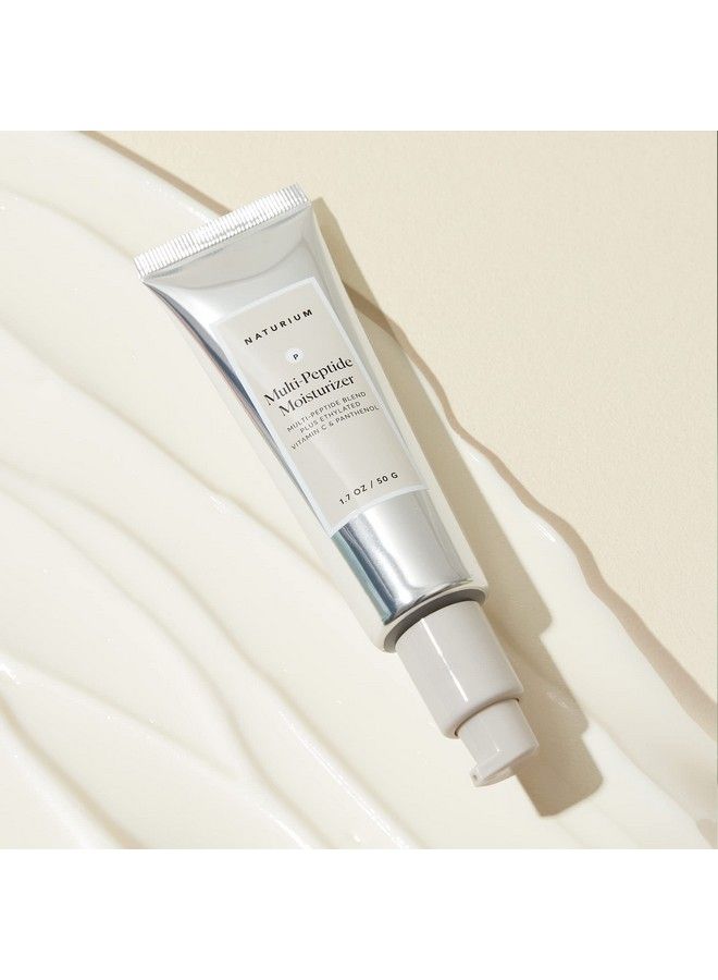 Multipeptide Moisturizer Plus Ethylated Vitamin C & Panthenol Hydrating & Smoothing Skin Care 1.7 Oz