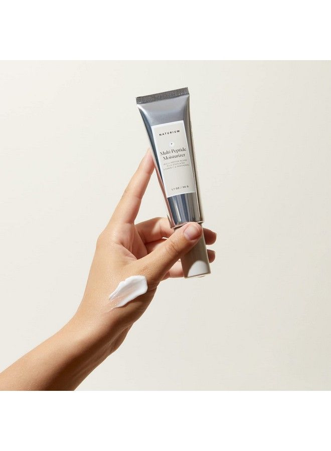 Multipeptide Moisturizer Plus Ethylated Vitamin C & Panthenol Hydrating & Smoothing Skin Care 1.7 Oz