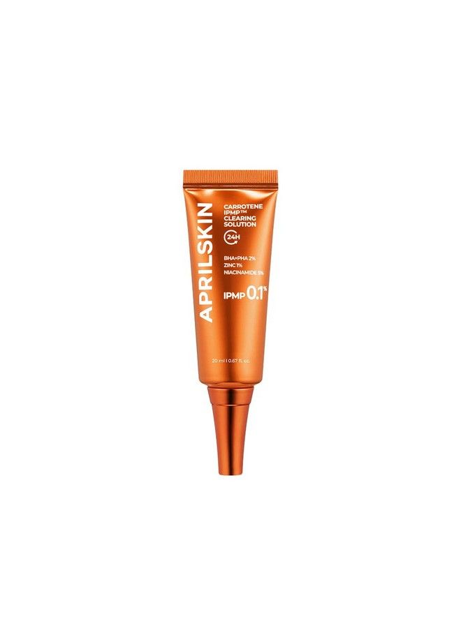 Carrotene Ipmp™ Clearing Solution || Quickly Soothes Troubled Areas And Helps Clear Blemishes | Formulated With Bha Aha Niacinamide & Zinc Oxide | Vegan Crueltyfree (0.67Fl.Oz.)