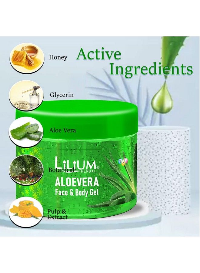 Herbal Pure Aloevera Skin Gel Natural Care For Healthy Glowing & Refreshing Skin 500G