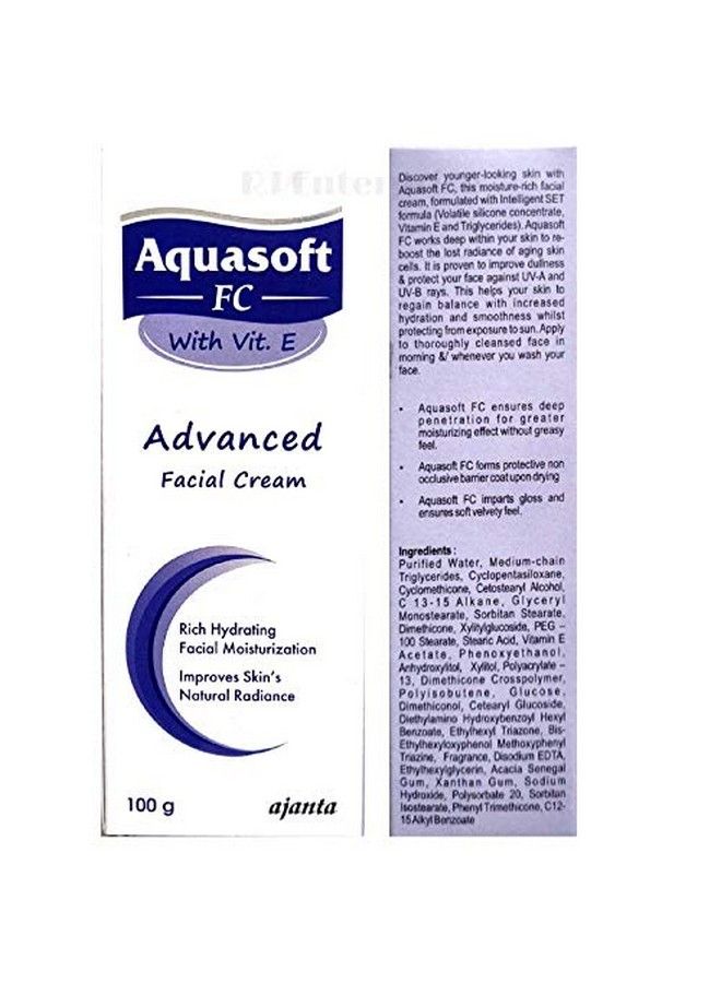 Ajanta Pharma Skinhub Aquasoft Fc With Vit. E Advanced Facial Cream (Pack 2)