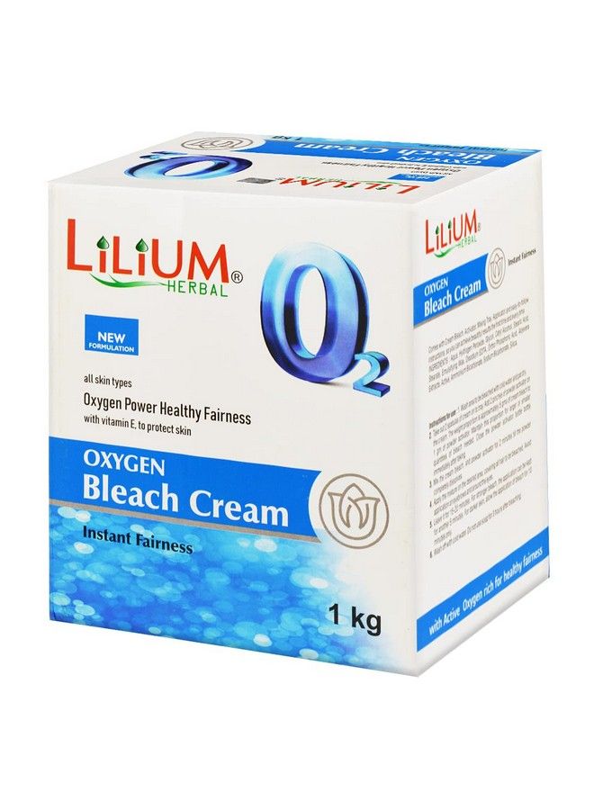 Oxy Instant Fairness Bleach Cream 1Kg With Vitamin E To Protect Skin For All Types Of Skin