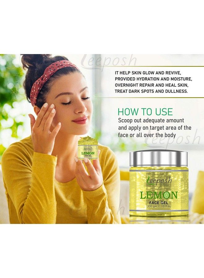 Lemon Gel ; Lemon Vitamin C Gel ; Vitamin C Gel For Skin Glow & Lightening 300 Gm Gel Best For Acne & Clear Skin & Lightening