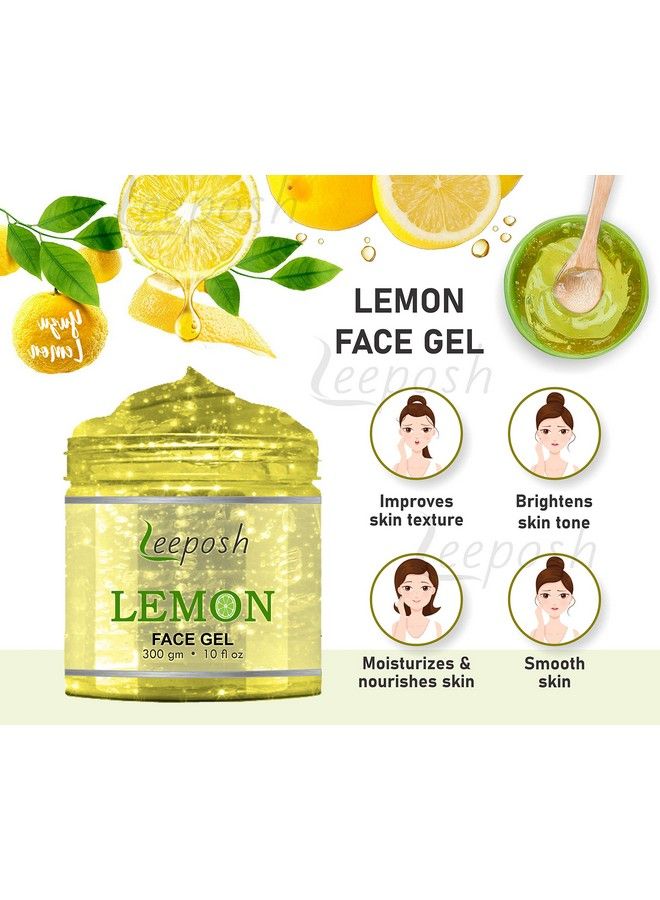 Lemon Gel ; Lemon Vitamin C Gel ; Vitamin C Gel For Skin Glow & Lightening 300 Gm Gel Best For Acne & Clear Skin & Lightening