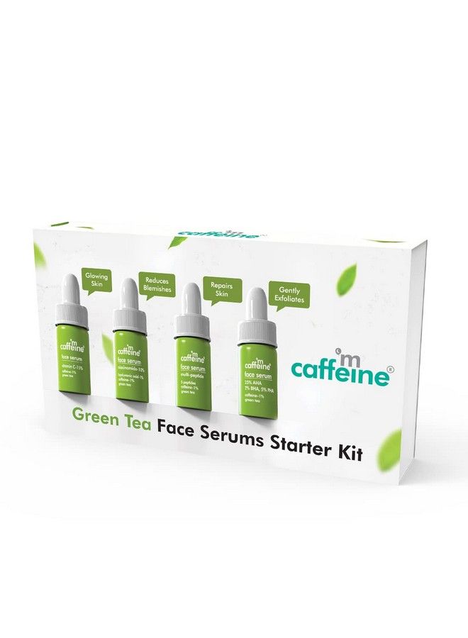 Face Serums Starter Facial Kit ; Pack Of 4 Travel Size Serums (3Ml) ; Suitable On All Skin Types & Concerns ; Suitable For Gifting