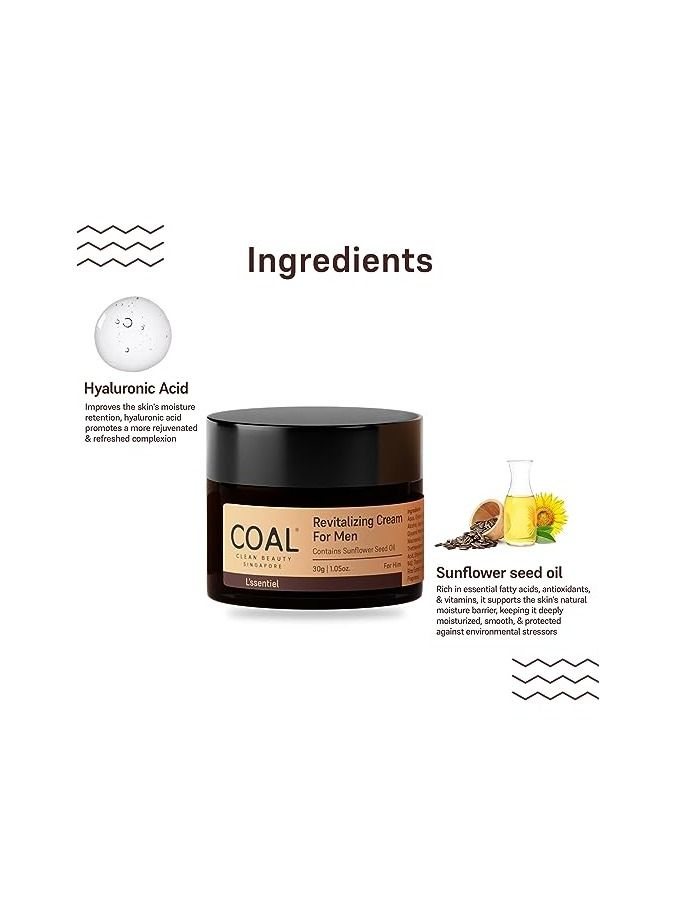 COAL Clean Beauty Revitalizing Cream For Men