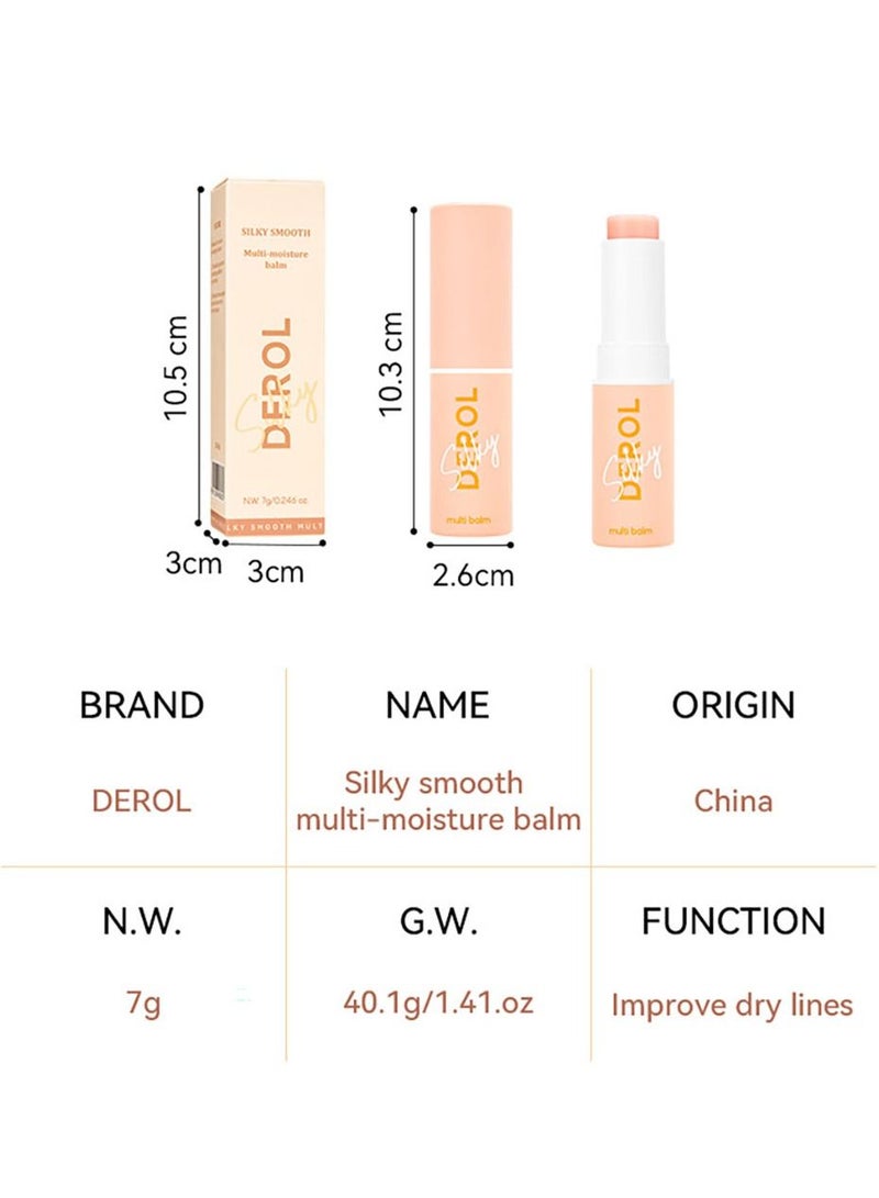 Multi-moisture Balm Stick-brighten Wrinkle Repair Bounce For Face Silky Smooth Daily Dew,hydrate Ingredient For Natural Cool Sensation,Smooth Refresh Dry Skin,collagen Anti Aging Skincare