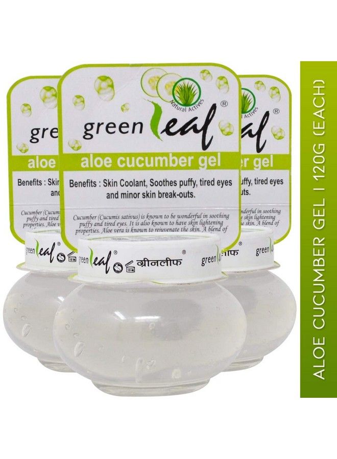 Aloe Cucumber Gel 120Gm Each Pack Of 3