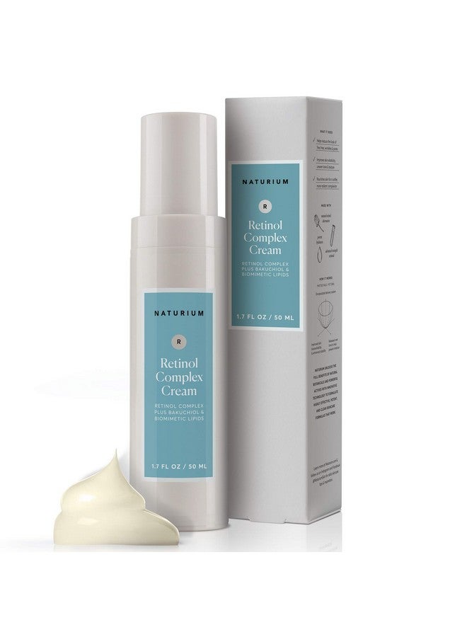 Aturium Retinol Complex Face Cream 2.5% Plus Bakuchiol & Biomimetic Lipids Moisturizing Antiaging Facial Cream 1.7 Oz