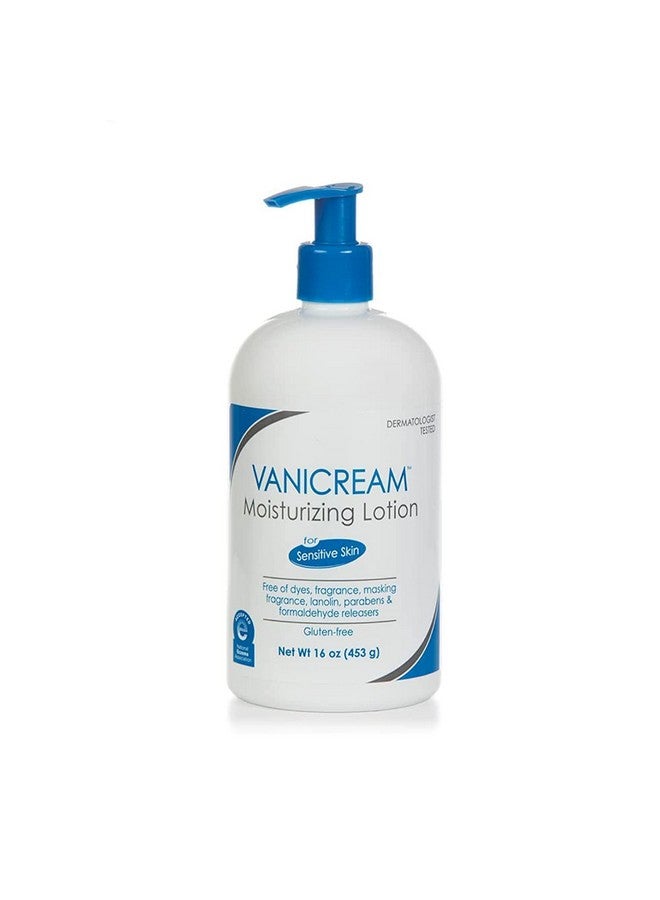 Anicream Moisturizing Lotion With Pump Dispenser 16 Fl Oz (1 Lb) Formulated Without Common Irritants For Those With Sensitive Skin