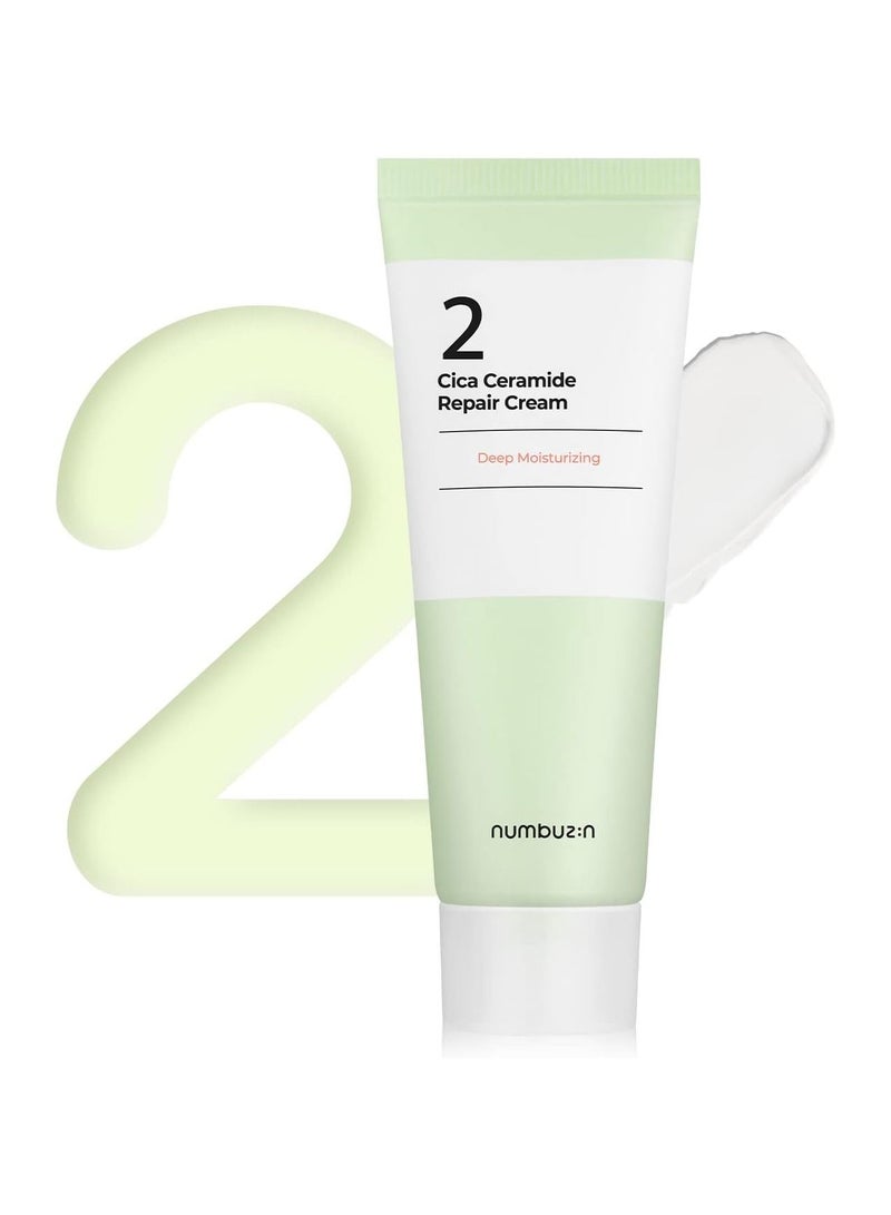 Numbuzin No.2 Cica Ceramide Repair Cream Facial Moisturizer 60ml