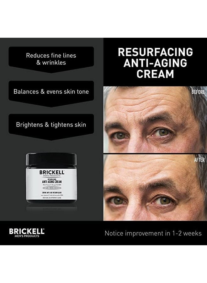 Resurfacing Antiaging Face Cream For Men Natural And Organic Face Moisturizer Vitamin C Cream For Wrinkles 2 Ounce Scented